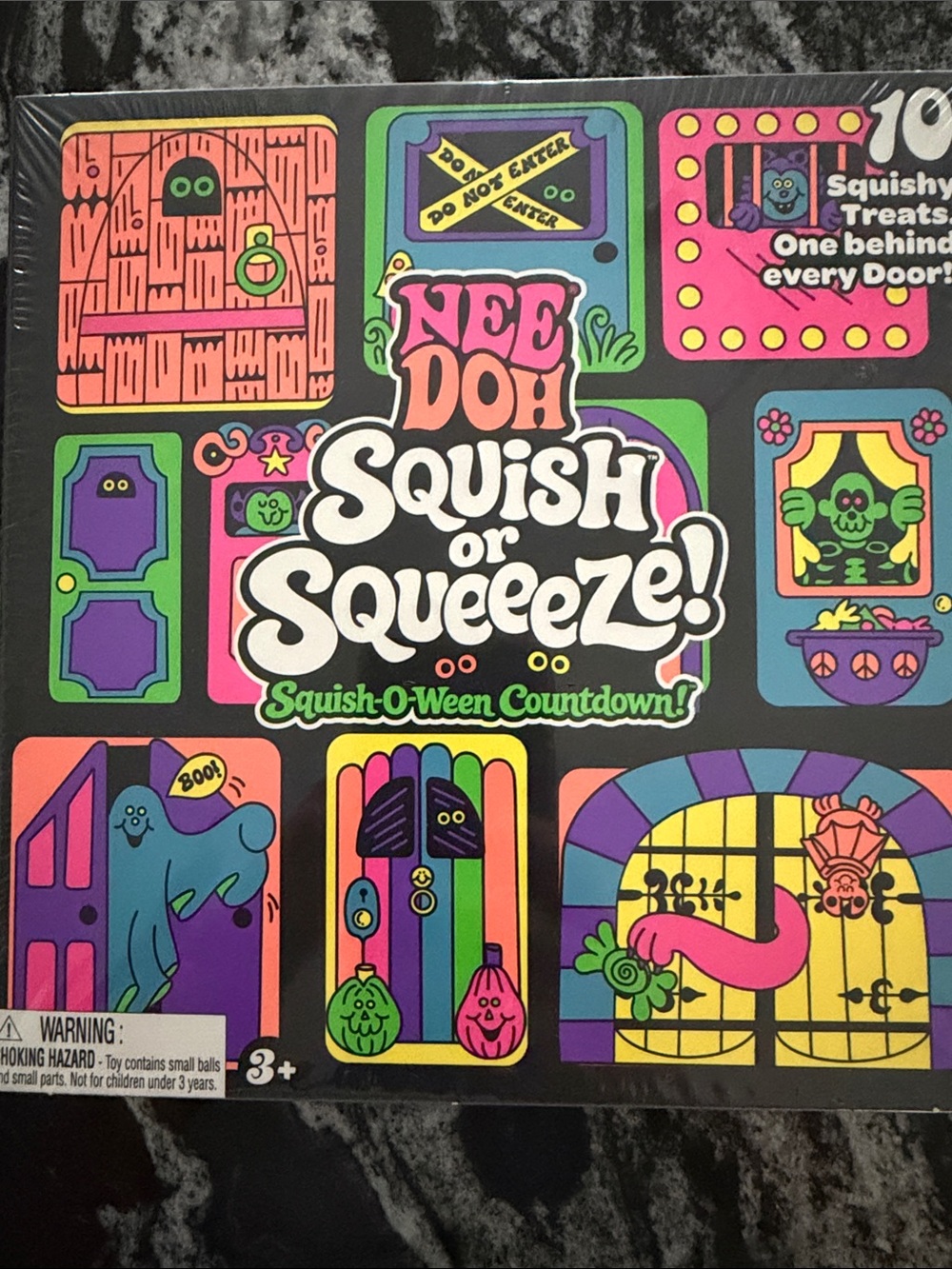 NeeDoh Squish or Squeeze! Squish-O-Ween Countdown